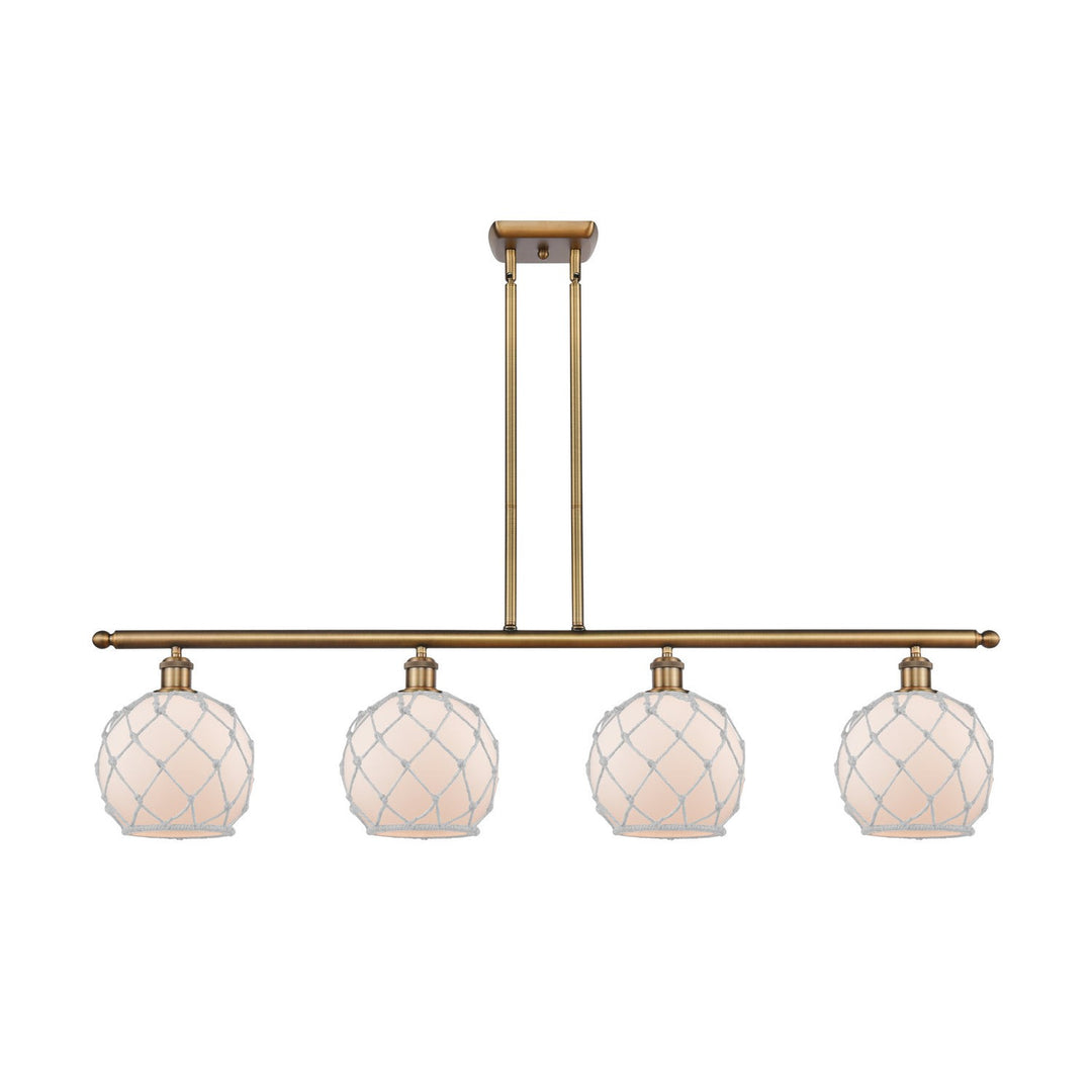 Innovations Ballston 516-4I-BB-G121-8RW-LED Pendant Light - Brushed Brass