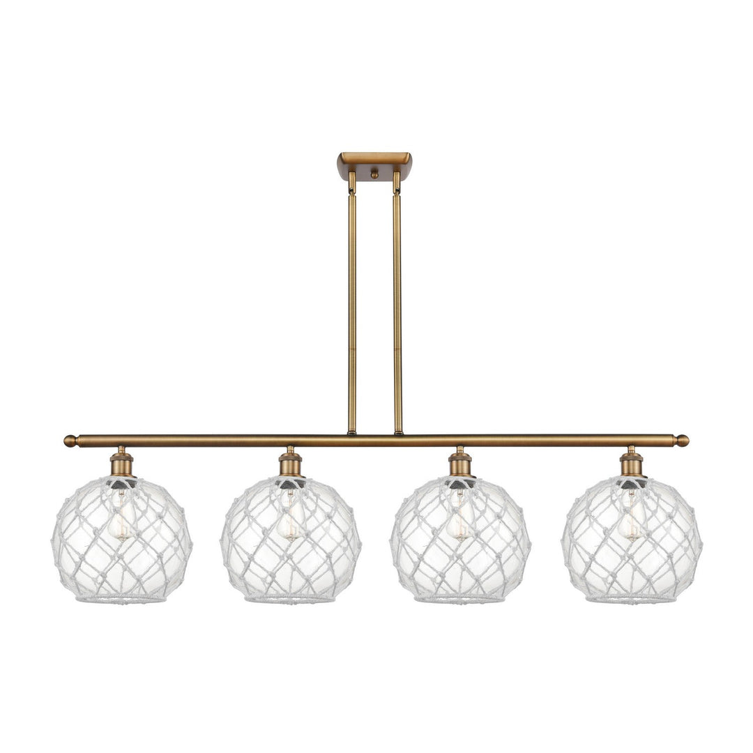 Innovations Ballston 516-4I-BB-G122-10RW Pendant Light - Brushed Brass