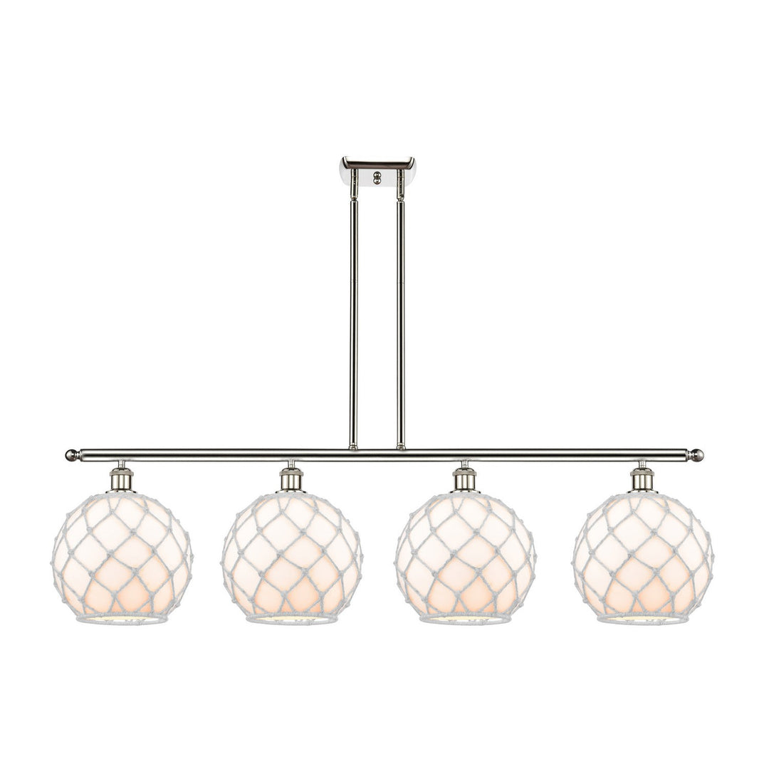 Innovations Ballston 516-4I-PN-G121-10RW Pendant Light - Polished Nickel