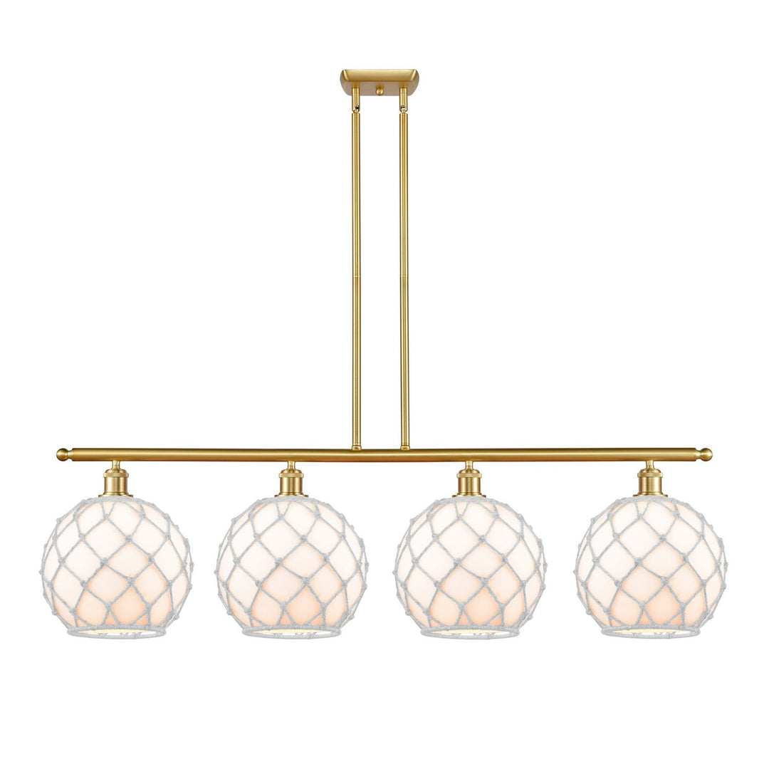 Innovations Ballston 516-4I-SG-G121-10RW-LED Pendant Light - Satin Gold