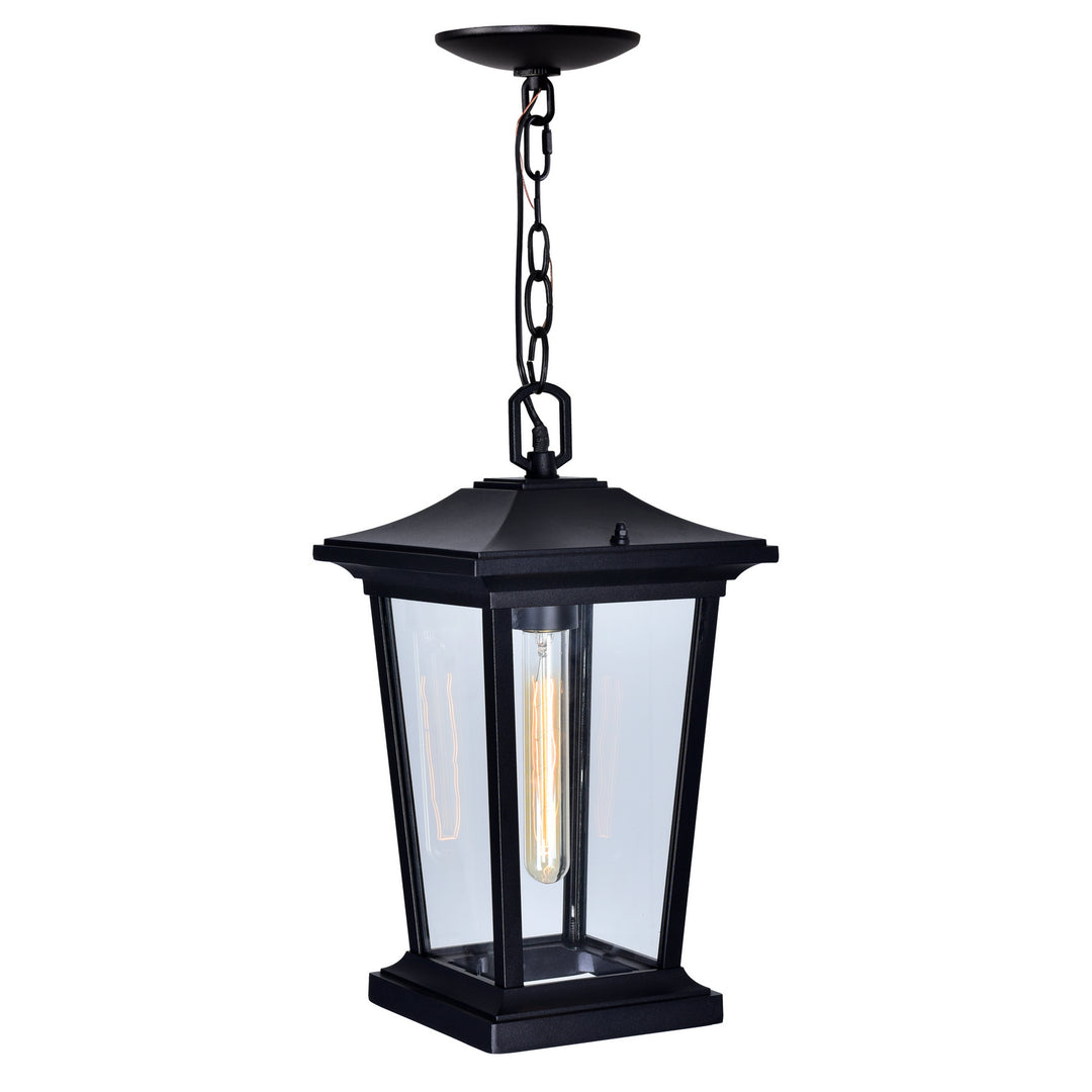 Cwi Lighting 0413P8-1-101  Leawood Outdoor Black