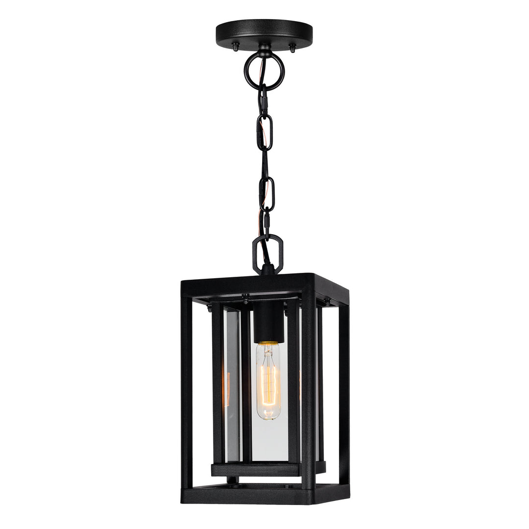 Cwi Lighting 0415P7-1-101  Mulvane Outdoor Black