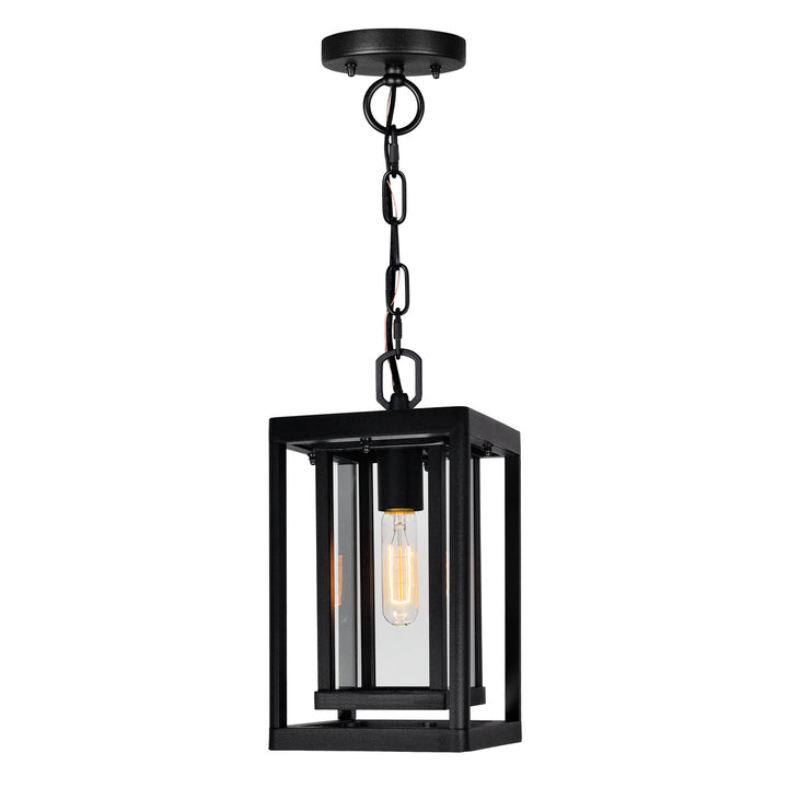 Cwi Lighting 0415P7-1-101  Mulvane Outdoor Black