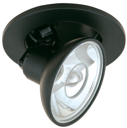 Elco Lighting EL2666B  Die-Cast Fully Retractable Pull Down Trim Track Light Black