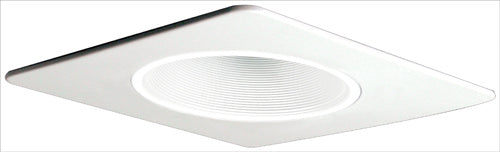 Elco Lighting EL2994W  Trim With Deep Phenolic Baffle And Metal Ring Recessed Light White