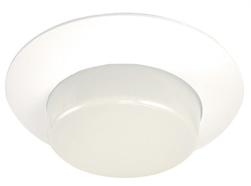 Elco Lighting EL316SH  Shower Trim With Deep Opal Lens And Cone Reflector Recessed Light White