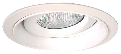 Elco Lighting EL377W  Adjustable Reflector With Gimbal Trim Recessed Light White