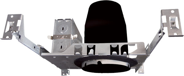 Elco Lighting EL39A  New Construction Single Wall Housing Recessed Light Pewter, Nickel, Silver