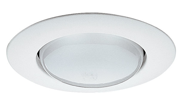 Elco Lighting EL40W  Open Trim With Coil Springs Recessed Light White