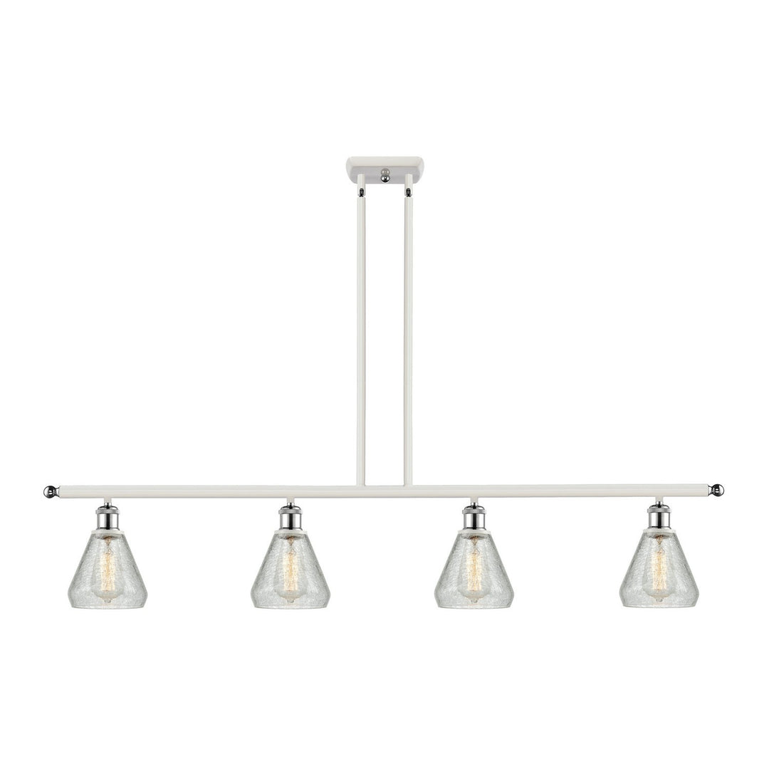 Innovations Ballston 516-4I-WPC-G275-LED Pendant Light - White and Polished Chrome