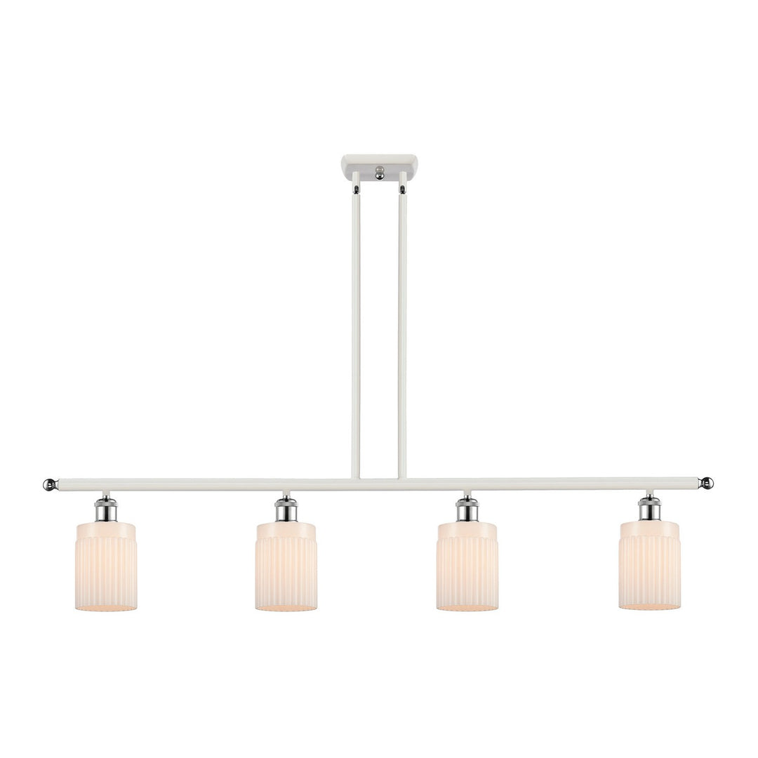 Innovations Ballston 516-4I-WPC-G341 Pendant Light - White and Polished Chrome