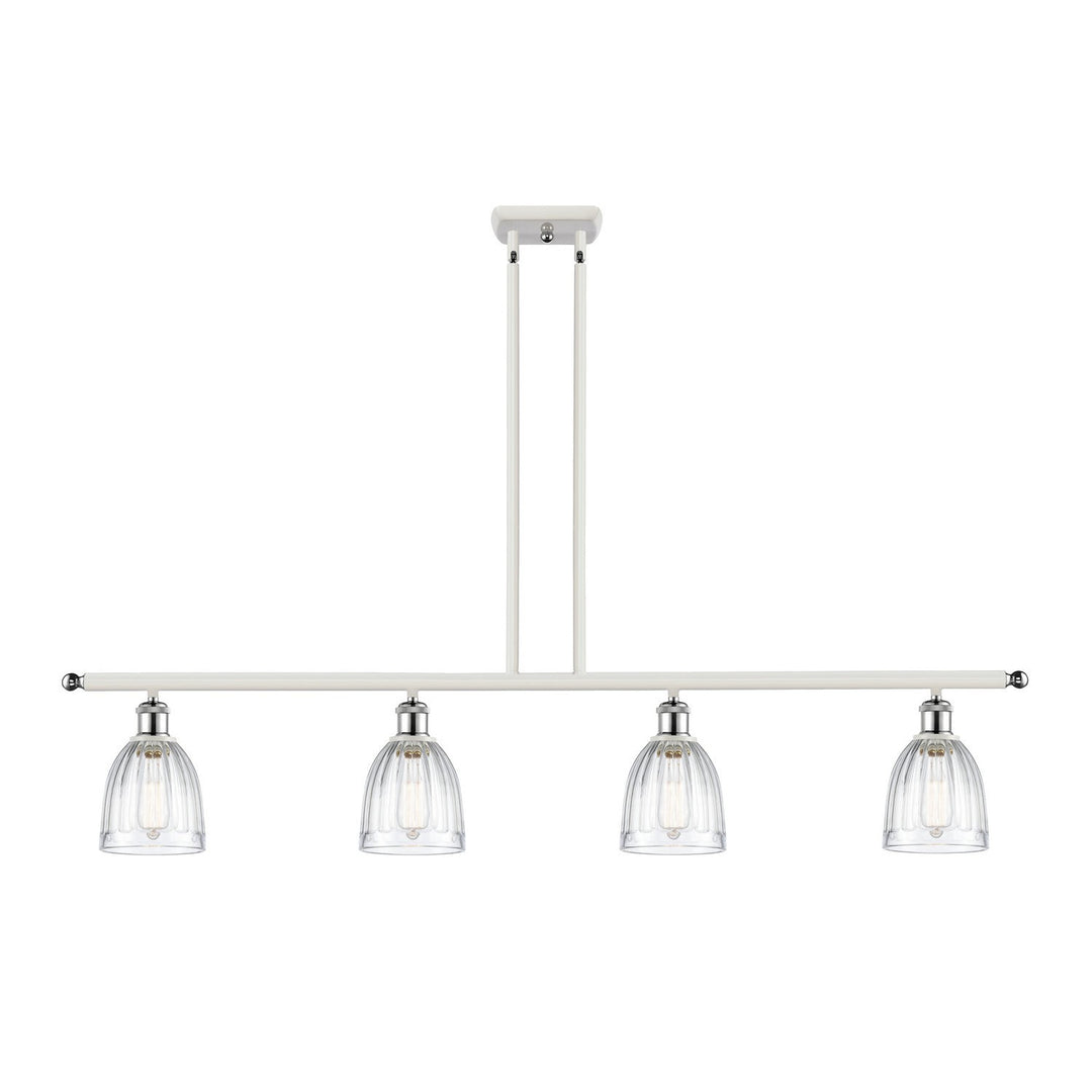 Innovations Ballston 516-4I-WPC-G442-LED Pendant Light - White and Polished Chrome