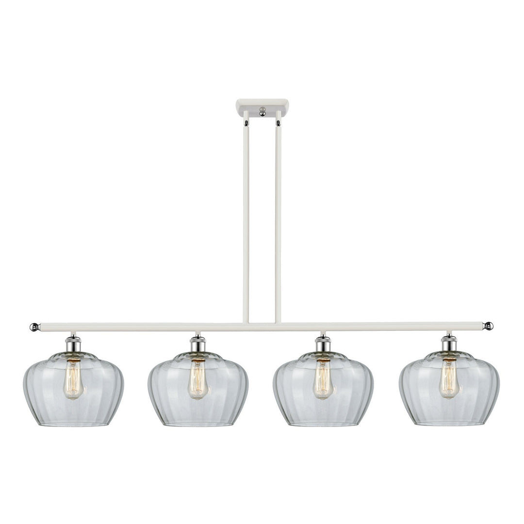 Innovations Ballston 516-4I-WPC-G92-L Pendant Light - White and Polished Chrome