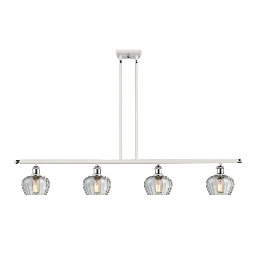 Innovations Ballston 516-4I-WPC-G92-LED Pendant Light - White and Polished Chrome