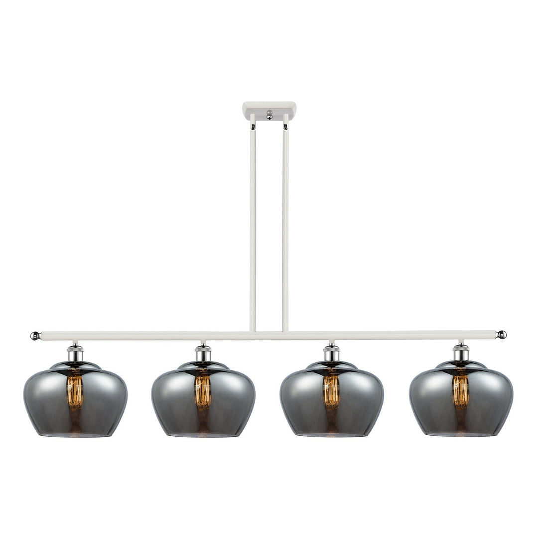 Innovations Ballston 516-4I-WPC-G93-L-LED Pendant Light - White and Polished Chrome