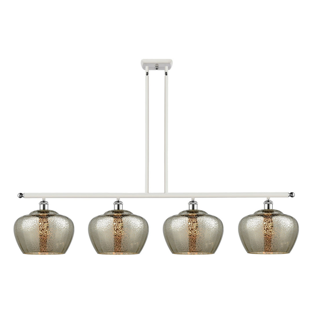 Innovations Ballston 516-4I-WPC-G96-L Pendant Light - White and Polished Chrome