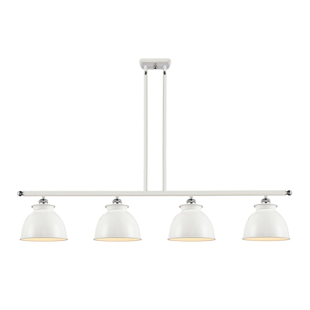 Innovations Ballston 516-4I-WPC-M14-W Pendant Light - White and Polished Chrome