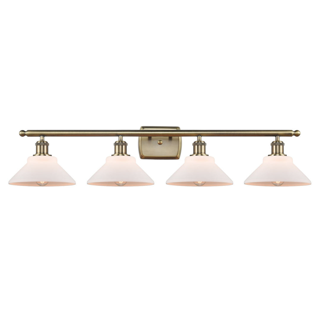 Innovations Ballston 516-4W-AB-G131 Bath Vanity Light 36 in. wide - Antique Brass