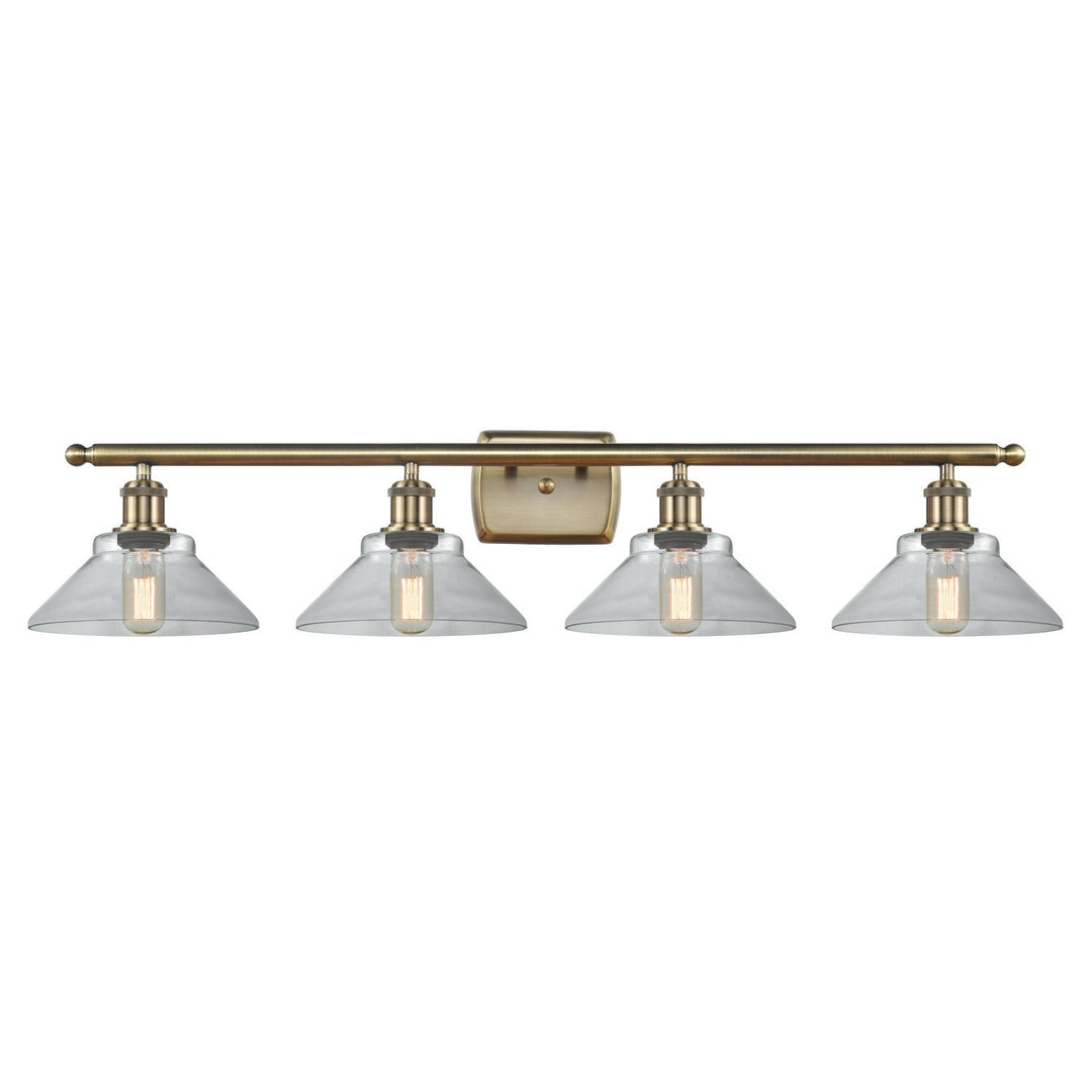 Innovations Ballston 516-4W-AB-G132 Bath Vanity Light 36 in. wide - Antique Brass