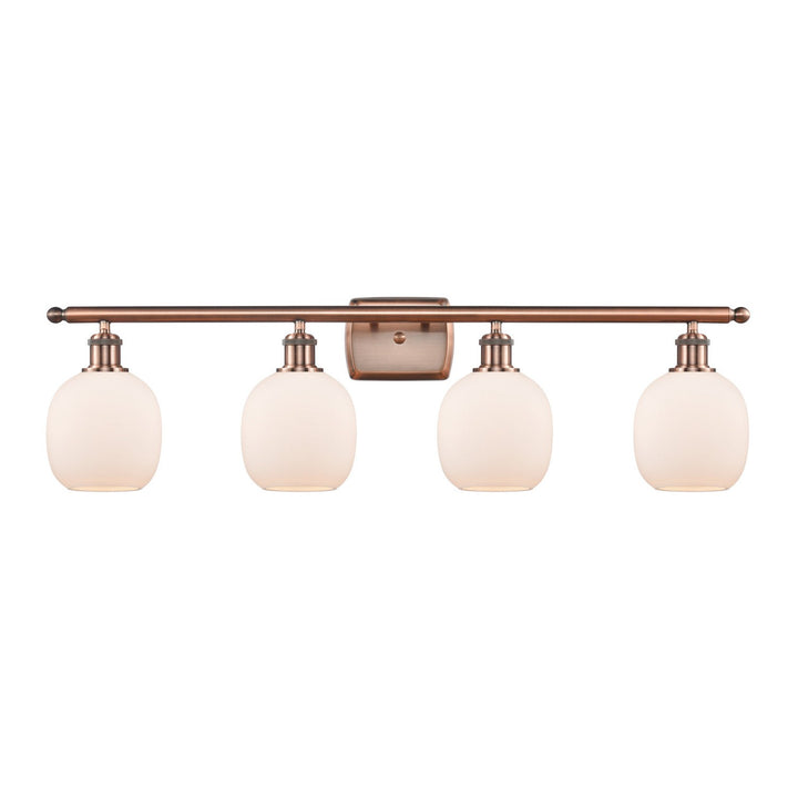 Innovations Ballston 516-4W-AC-G101-LED Bath Vanity Light 36 in. wide - Antique Copper