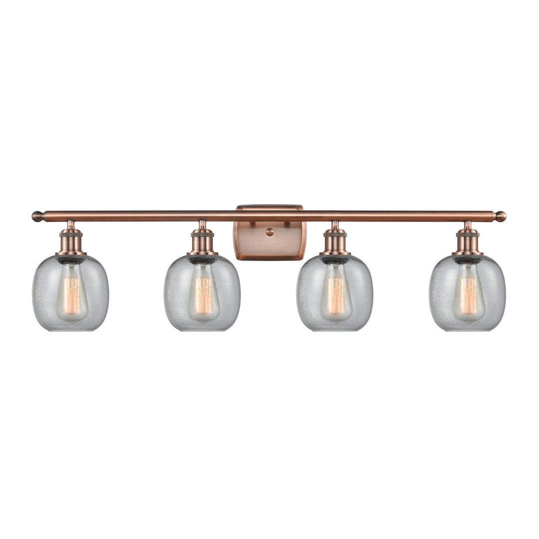 Innovations Ballston 516-4W-AC-G104 Bath Vanity Light 36 in. wide - Antique Copper