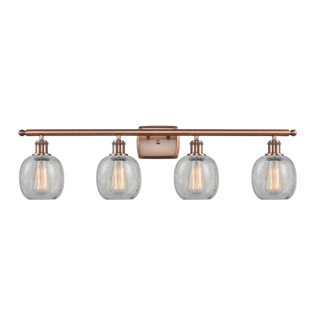 Innovations Ballston 516-4W-AC-G105-LED Bath Vanity Light 36 in. wide - Antique Copper