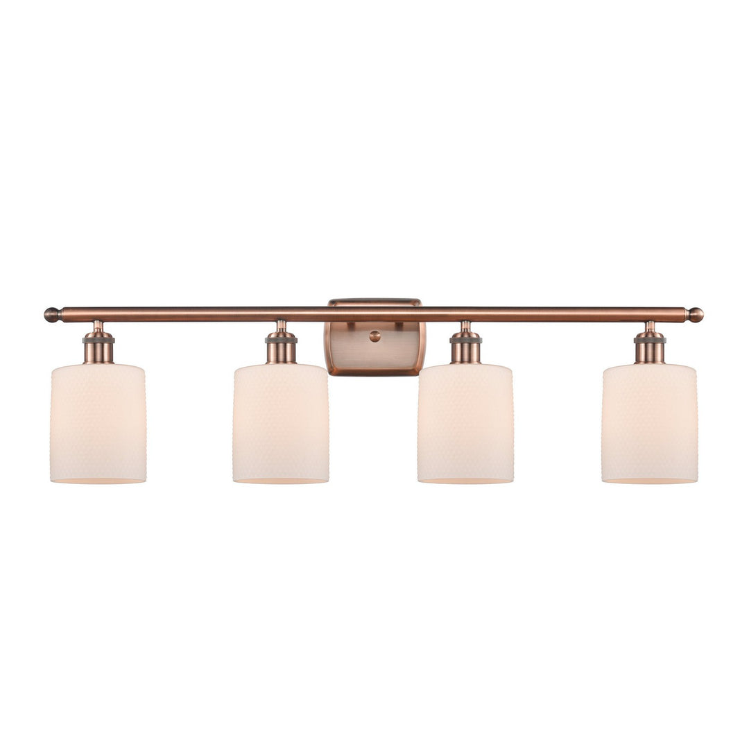 Innovations Ballston 516-4W-AC-G111-LED Bath Vanity Light 36 in. wide - Antique Copper