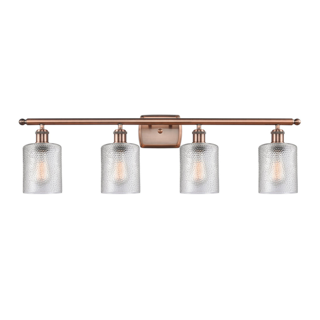 Innovations Ballston 516-4W-AC-G112-LED Bath Vanity Light 36 in. wide - Antique Copper