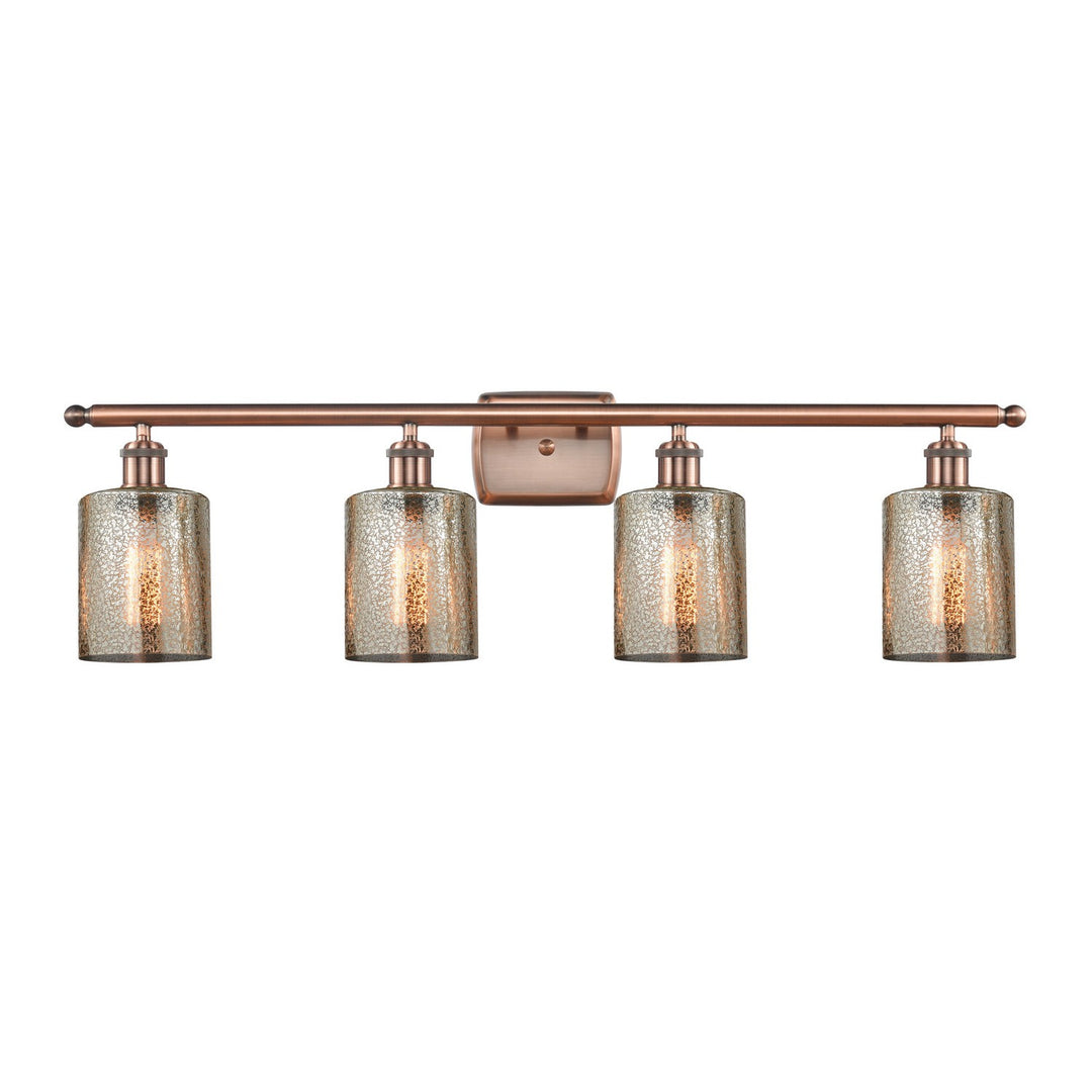 Innovations Ballston 516-4W-AC-G116-LED Bath Vanity Light 36 in. wide - Antique Copper