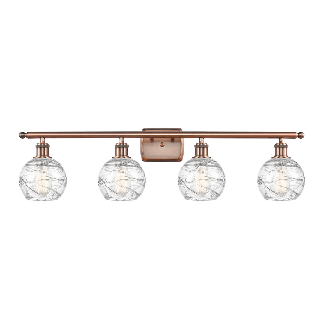 Innovations Ballston 516-4W-AC-G1213-6 Bath Vanity Light 36 in. wide - Antique Copper
