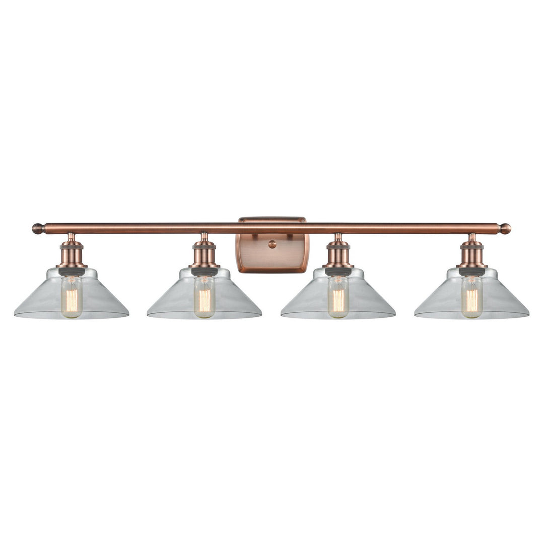 Innovations Ballston 516-4W-AC-G132 Bath Vanity Light 36 in. wide - Antique Copper
