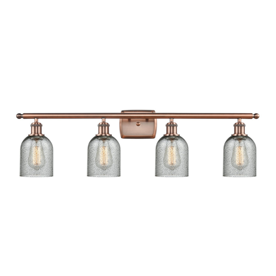 Innovations Ballston 516-4W-AC-G257-LED Bath Vanity Light 36 in. wide - Antique Copper