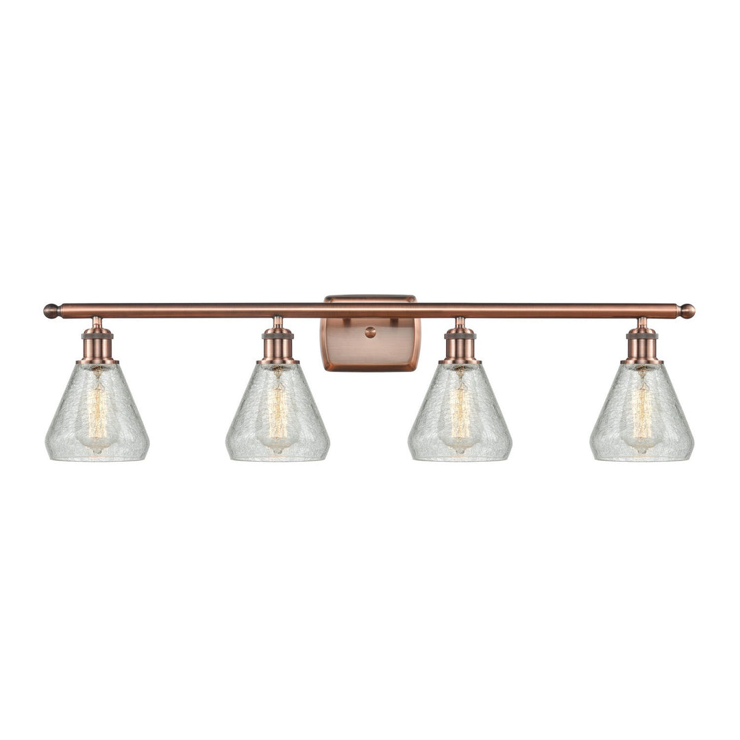 Innovations Ballston 516-4W-AC-G275 Bath Vanity Light 36 in. wide - Antique Copper