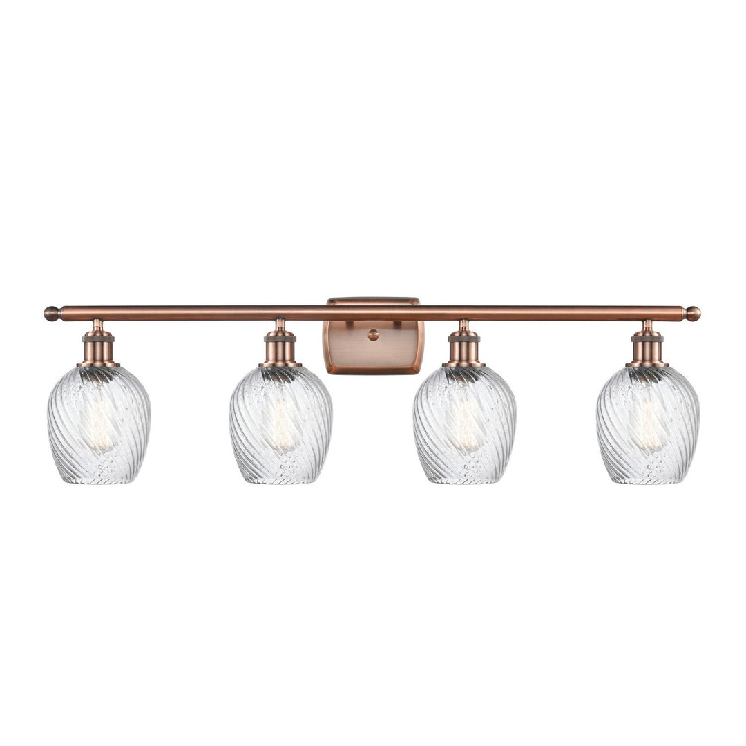 Innovations Ballston 516-4W-AC-G292-LED Bath Vanity Light 36 in. wide - Antique Copper
