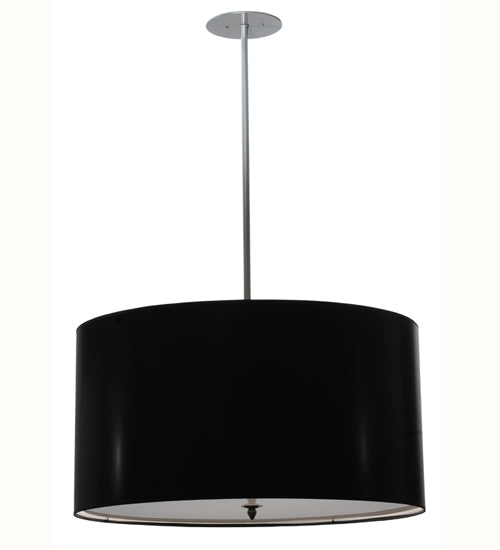 Meyda Tiffany Cilindro 113851 Pendant Light - Brushed Nickel