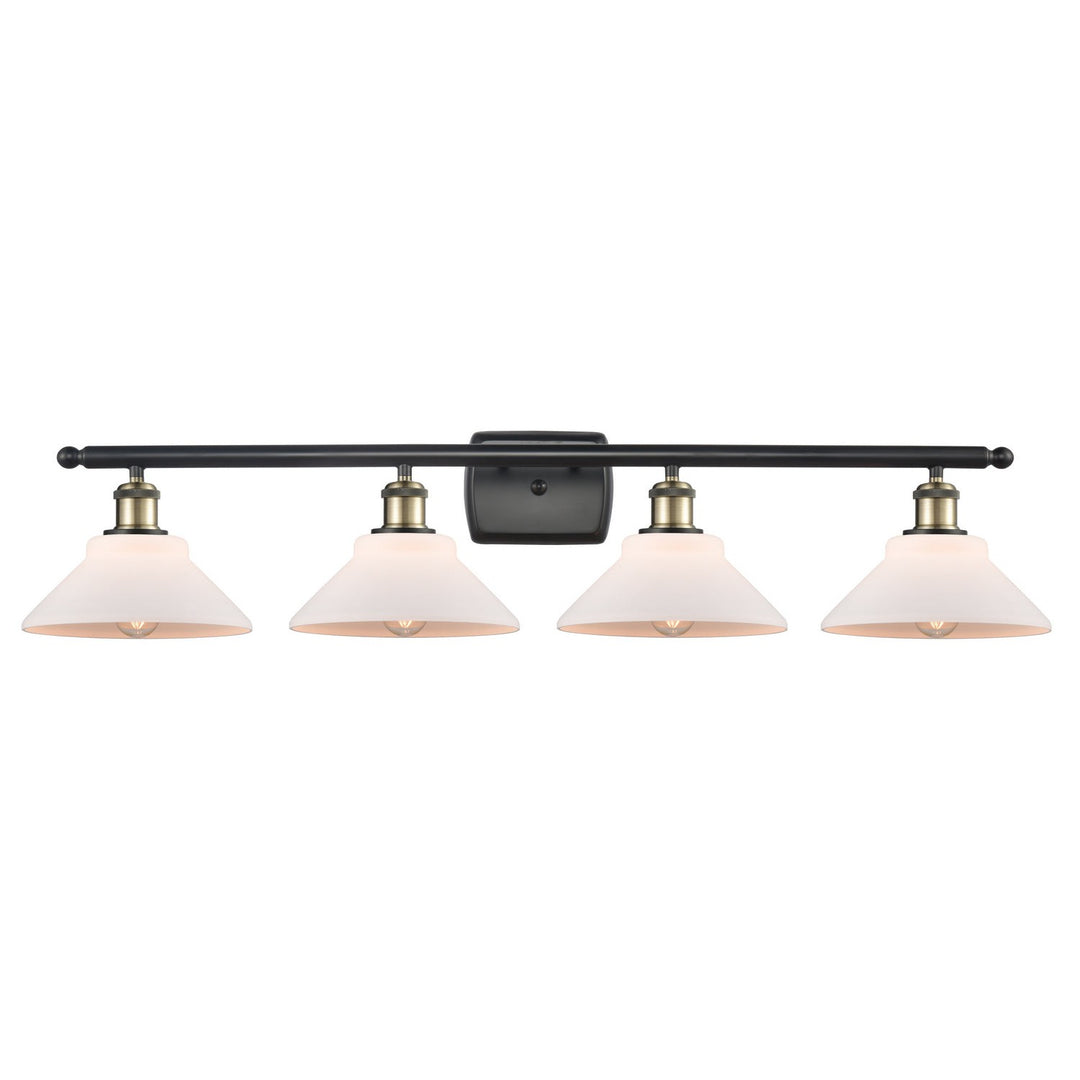 Innovations Ballston 516-4W-BAB-G131 Bath Vanity Light 36 in. wide - Black Antique Brass