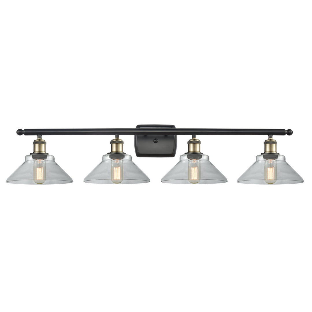 Innovations Ballston 516-4W-BAB-G132 Bath Vanity Light 36 in. wide - Black Antique Brass