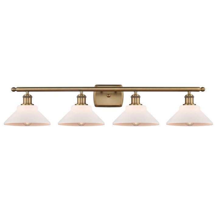 Innovations Ballston 516-4W-BB-G131-LED Bath Vanity Light 36 in. wide - Brushed Brass