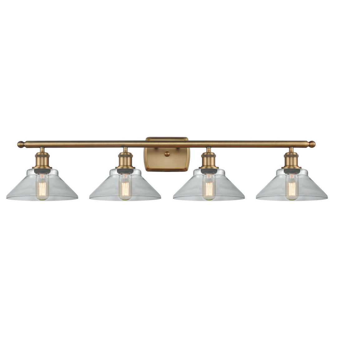Innovations Ballston 516-4W-BB-G132-LED Bath Vanity Light 36 in. wide - Brushed Brass