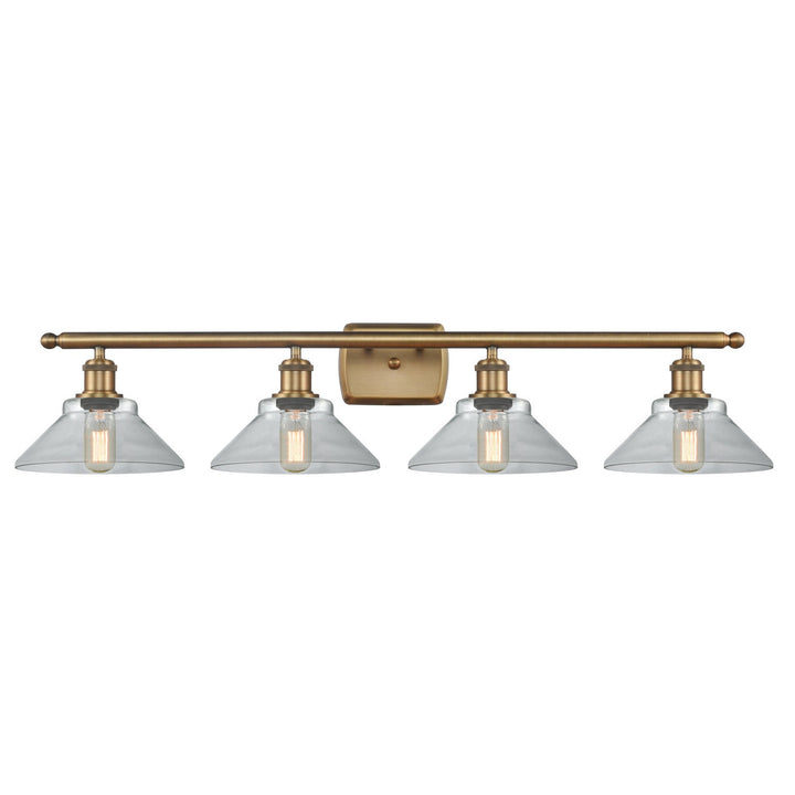 Innovations Ballston 516-4W-BB-G132-LED Bath Vanity Light 36 in. wide - Brushed Brass