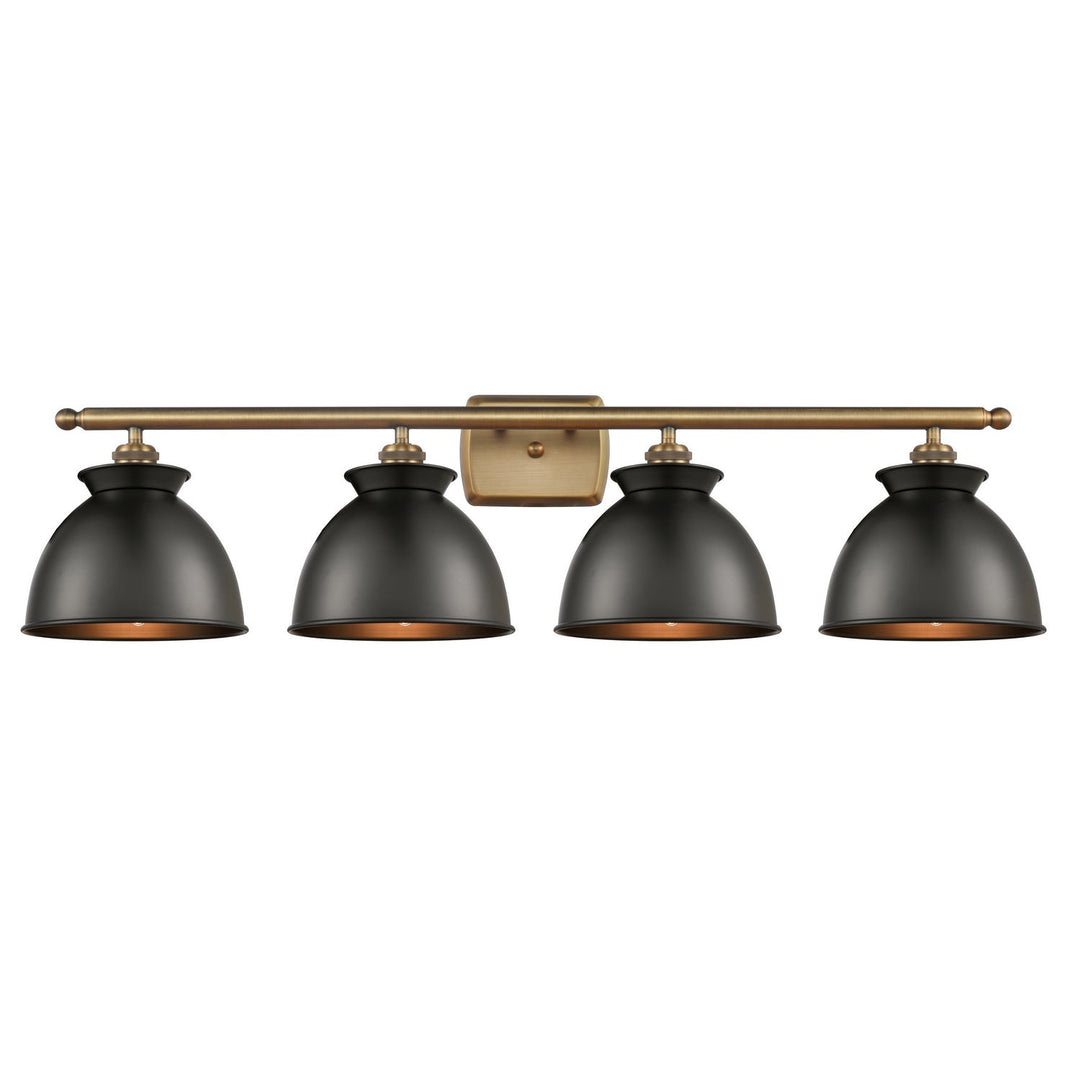 Innovations Ballston 516-4W-BB-M14-BK-LED Bath Vanity Light 38 in. wide - Brushed Brass