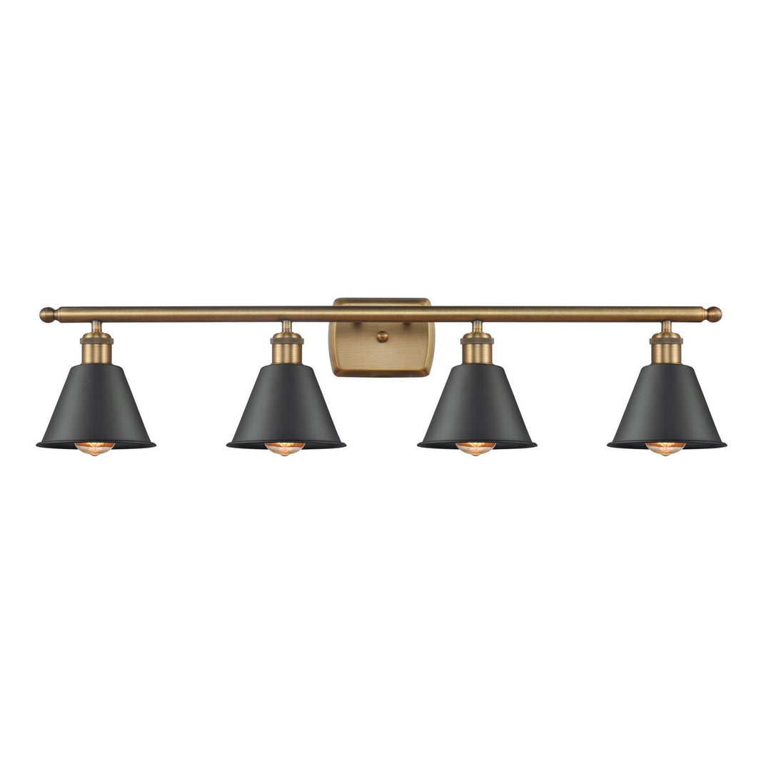 Innovations Ballston 516-4W-BB-M8 Bath Vanity Light 36 in. wide - Brushed Brass