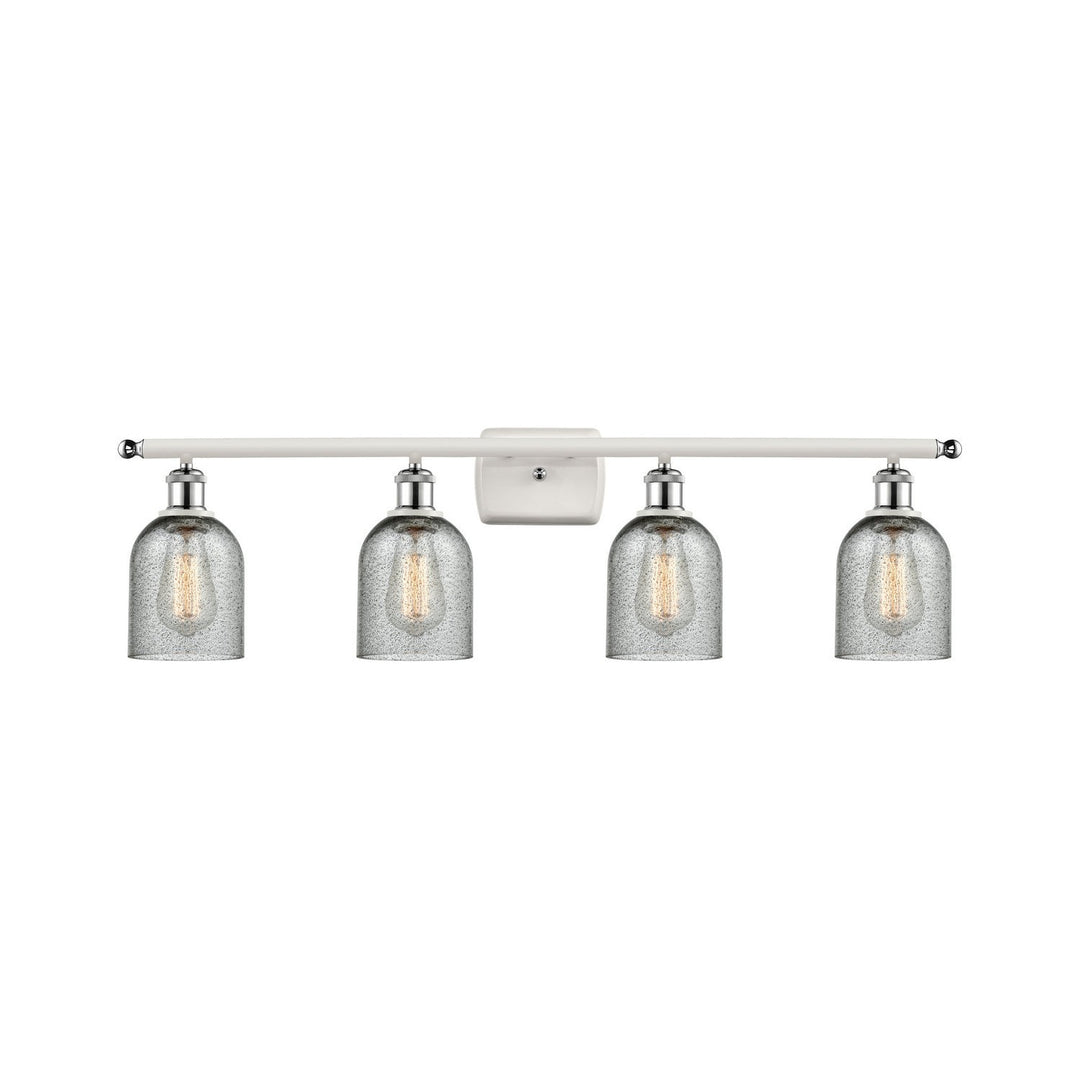 Innovations Ballston 516-4W-WPC-G257 Bath Vanity Light 36 in. wide - White and Polished Chrome