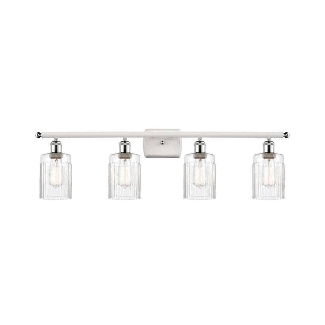 Innovations Ballston 516-4W-WPC-G342 Bath Vanity Light 36 in. wide - White and Polished Chrome