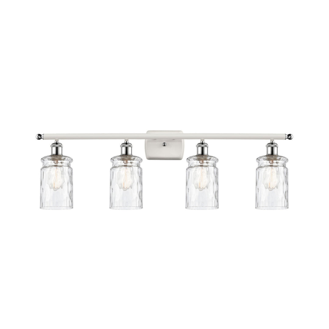 Innovations Ballston 516-4W-WPC-G352-LED Bath Vanity Light 36 in. wide - White and Polished Chrome