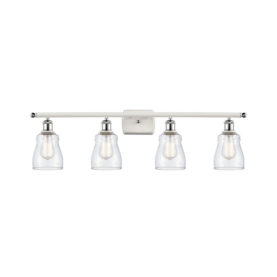 Innovations Ballston 516-4W-WPC-G392 Bath Vanity Light 36 in. wide - White and Polished Chrome
