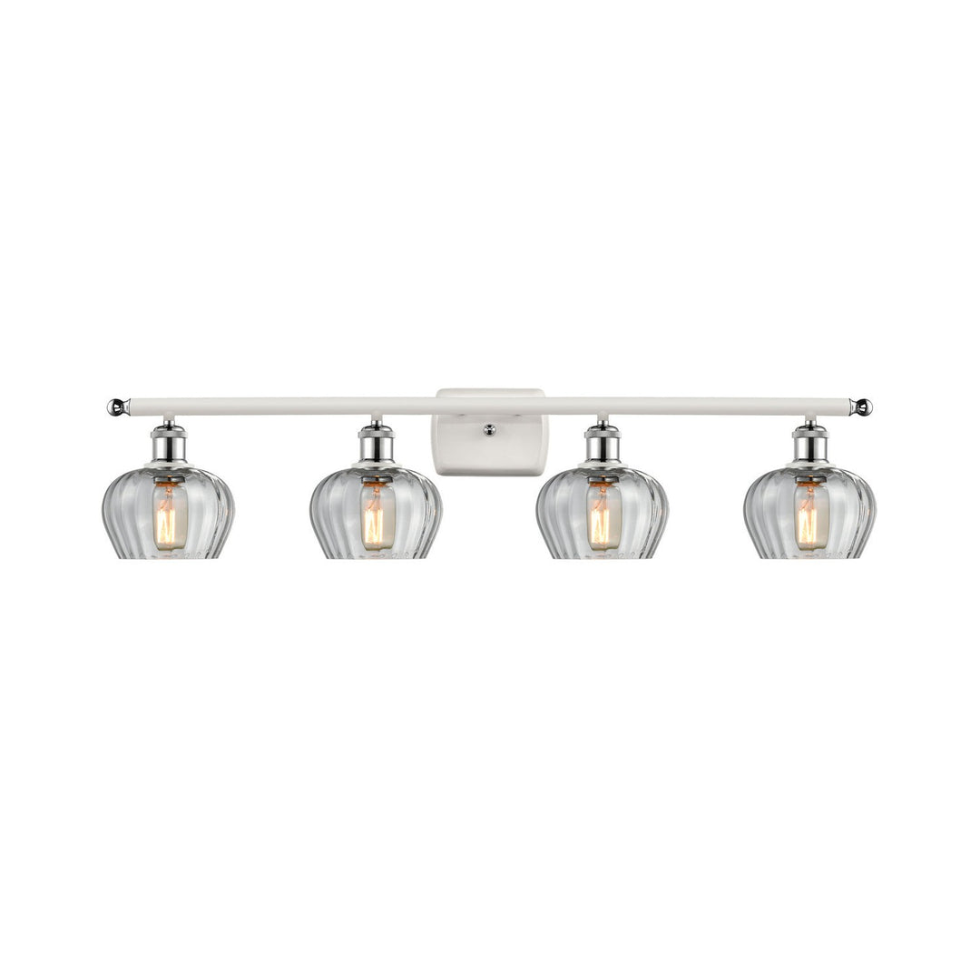 Innovations Ballston 516-4W-WPC-G92-LED Bath Vanity Light 36 in. wide - White and Polished Chrome