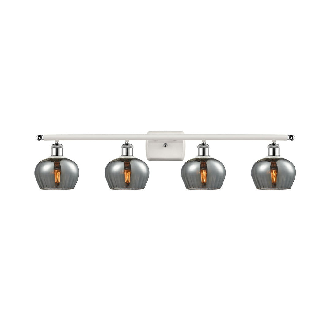 Innovations Ballston 516-4W-WPC-G93-LED Bath Vanity Light 36 in. wide - White and Polished Chrome