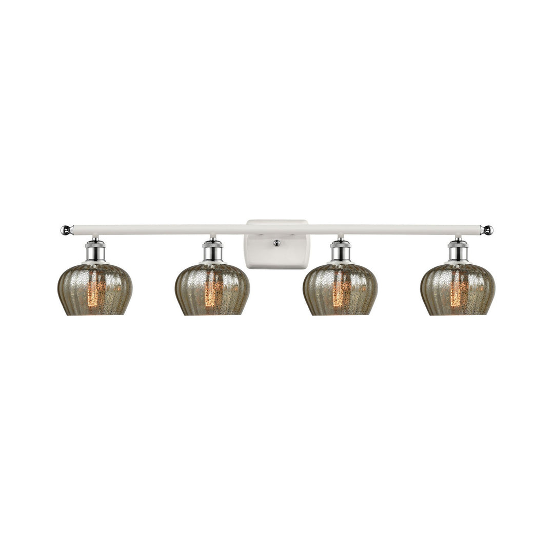 Innovations Ballston 516-4W-WPC-G96 Bath Vanity Light 36 in. wide - White and Polished Chrome