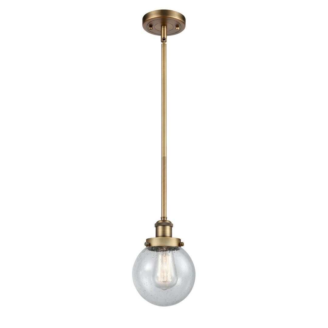 Innovations Ballston Urban 916-1S-BB-G204-6 Pendant Light - Brushed Brass